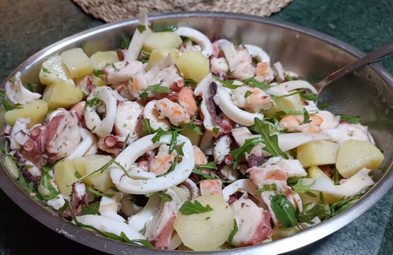 Insalata di mare perfetta con i 3 segreti di Bruno Barbieri "Cosa si