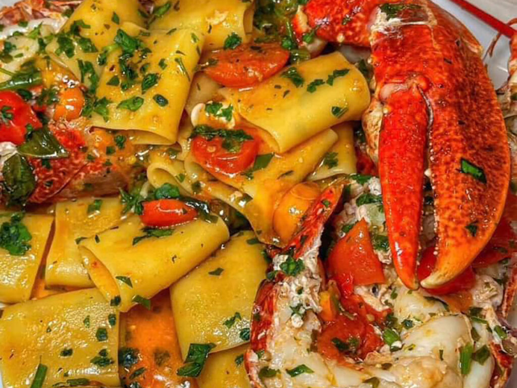 paccheri astice
