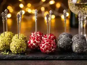 palline caprino antipasti del veglione