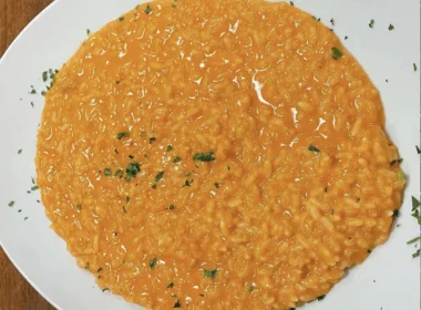 risotto agli scampi di cannavacciuolo