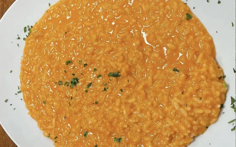risotto agli scampi di cannavacciuolo