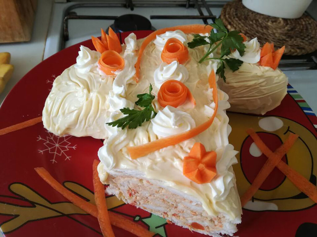 tronchetto salato di natale