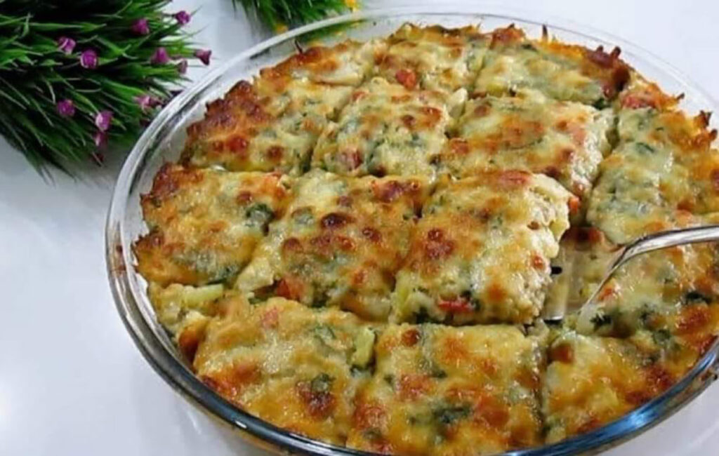 Frittata cavolo, patate e peperoni