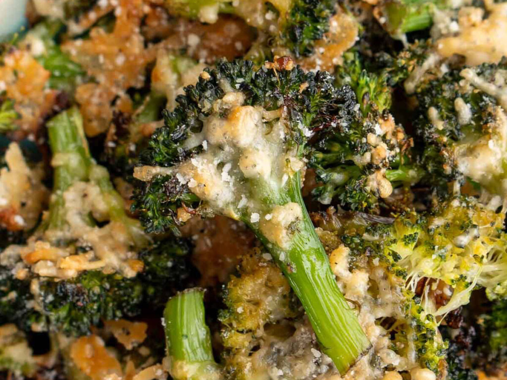 Smashed broccoli