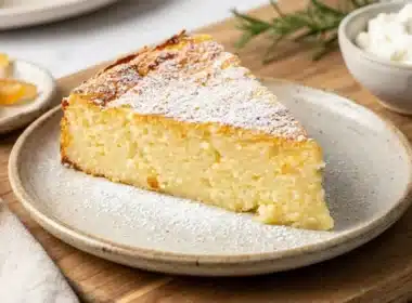 fetta di migliaccio napoletano