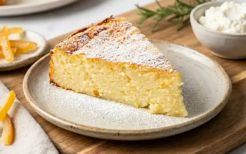 fetta di migliaccio napoletano