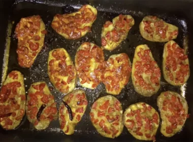 melanzane con pomodorini al forno