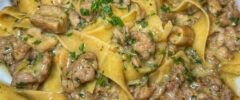 papparedelle salsiccia e funghi