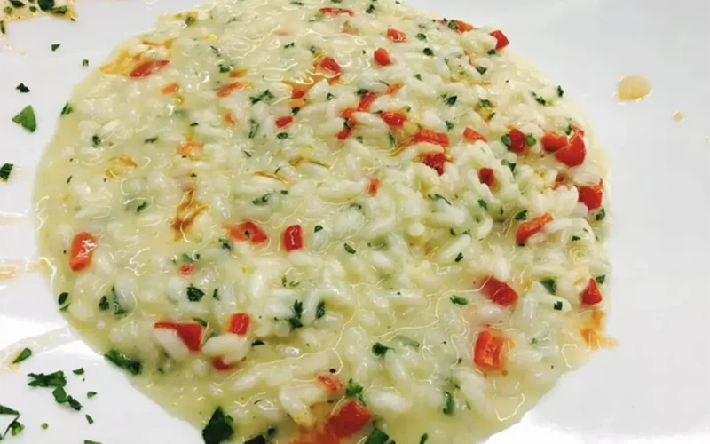 risotto aglio olio e peperoncino