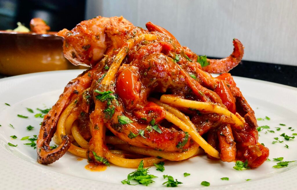 spaghetti al polpo