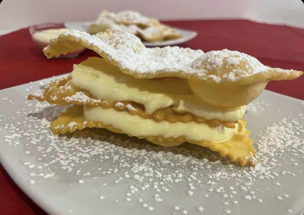 millefoglie di chiacchiere