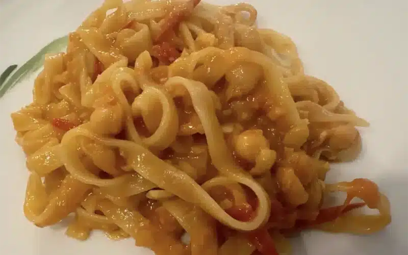 tagliatella allo spunzillo di ceci