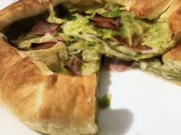 torta rustica con la verza