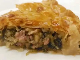 torta rustica siciliana con pasta sfoglia