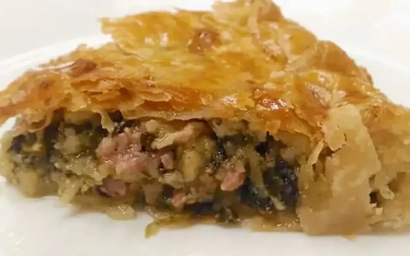 torta rustica siciliana con pasta sfoglia