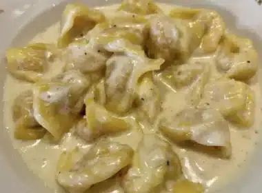 tortellini alla crema di parmigiano