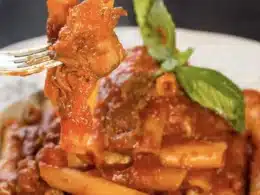 Maccheroni cu sutta e supra