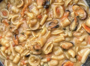 pasta e patate con cozze