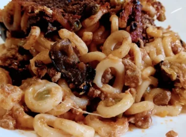 gramigna al ragù alla siciliana