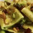 pasta broccoli e uvetta passa