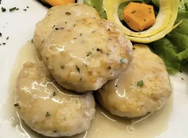 polpette di pollo cremose