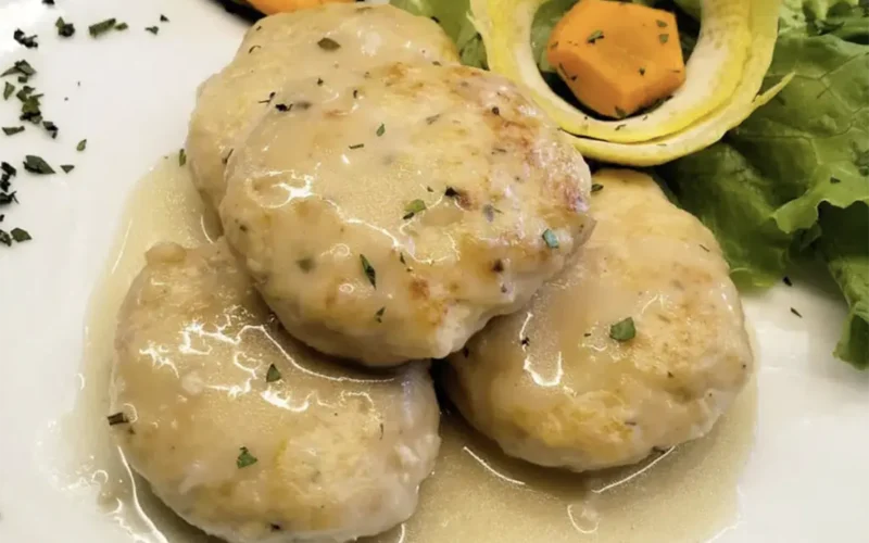 polpette di pollo cremose