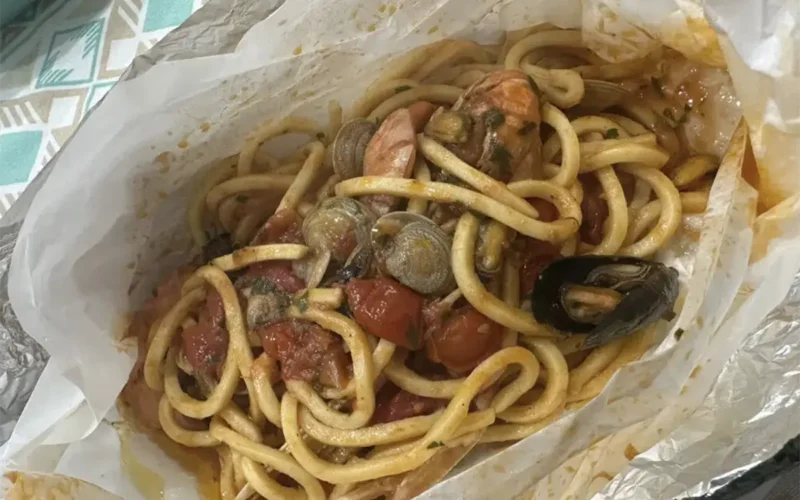 spaghetti al cartoccio