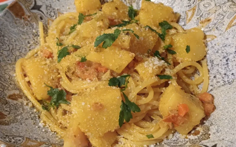 spaghetti con le patate