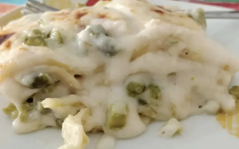 Pasticcio di lasagne con asparagi