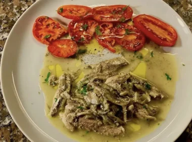 alici matte con pomodorini