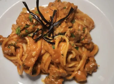 pasta con melanzane e 'nduja