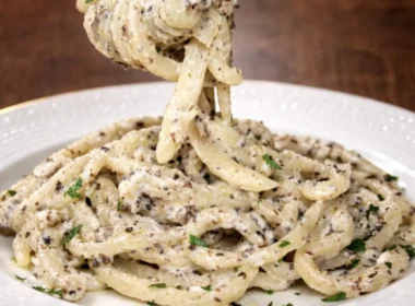 pici alla crema al tartufo