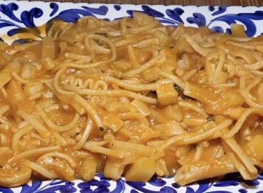 pasta e patate cremose