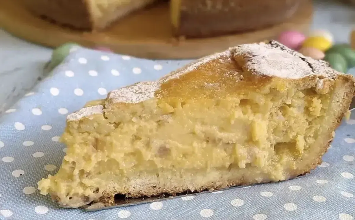 fetta di pastiera amalfitana