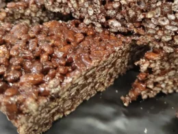 torta riso soffiato e cioccolato