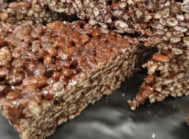 torta riso soffiato e cioccolato