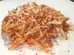 trofie al ragù di carciofi