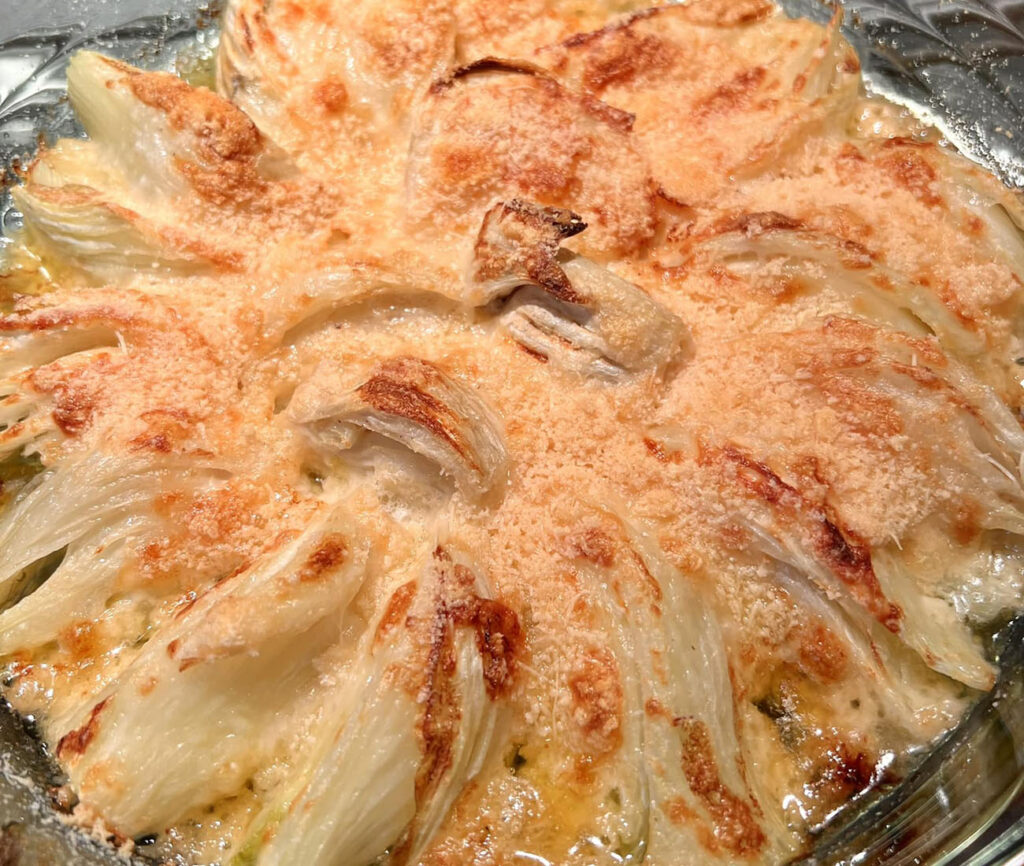 FINOCCHI AL FORNO AL PARMIGIANO