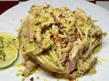 Spaghetti tonno e limone