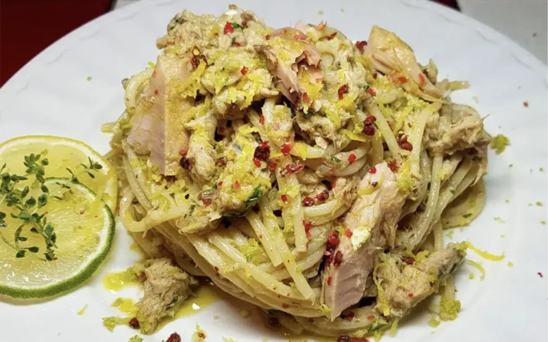 Spaghetti tonno e limone