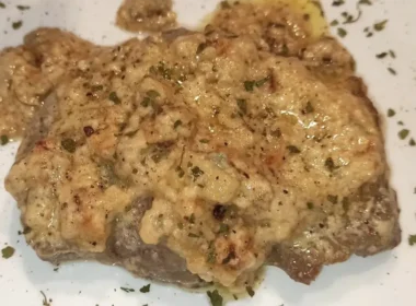 Filetto di manzo con crema di latte