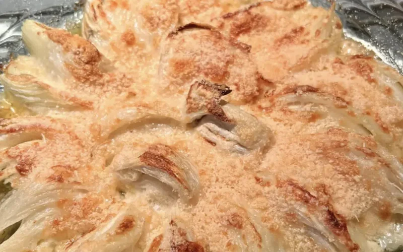 finocchi al forno al parmigiano