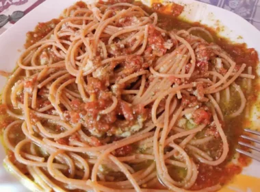 pasta al pomodoro schiacciato
