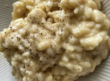 risotto cacio e pepe