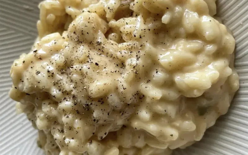 risotto cacio e pepe