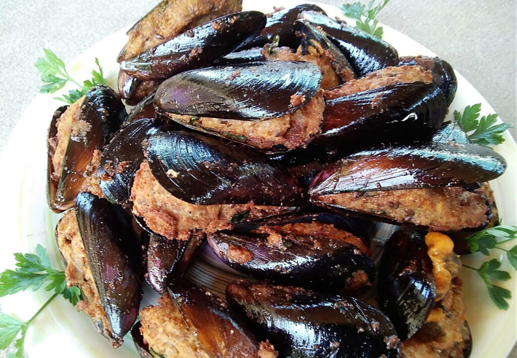 Cozze ripiene e fritte alla pugliese