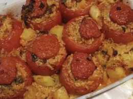 Pomodori ripieni di riso di Marisa Laurito