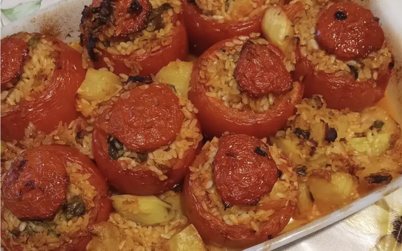 Pomodori ripieni di riso di Marisa Laurito
