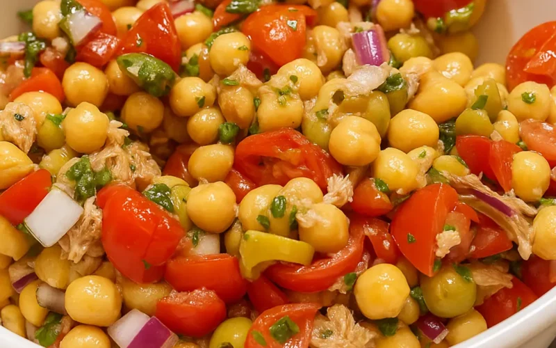 Insalata di legumi fredda