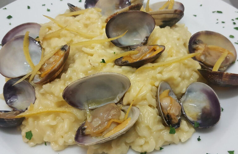 risotto vongole e limone
